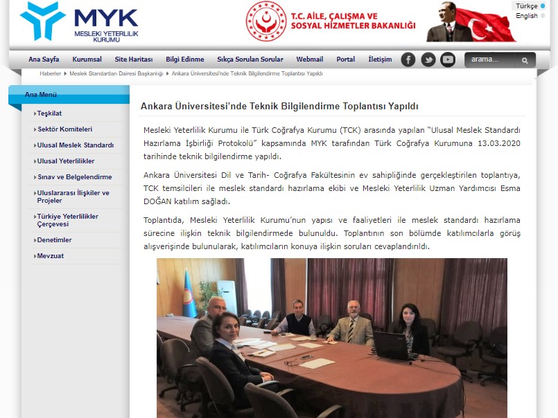 MESLEKİ YETERLİLİK ÇALIŞMALARI